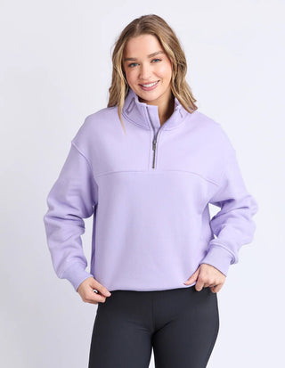 College Zip Crew - Lavender - 5532107.LAV - All About A Girl