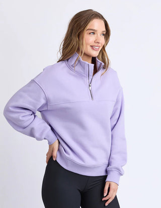 College Zip Crew - Lavender - 5532107.LAV - All About A Girl