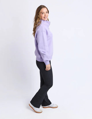 College Zip Crew - Lavender - 5532107.LAV - All About A Girl
