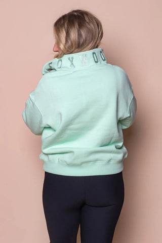 College Zip Crew - Mint - 5532107.MINT - All About A Girl