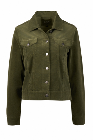 Pinwale Cord Jacket - Deep Sage