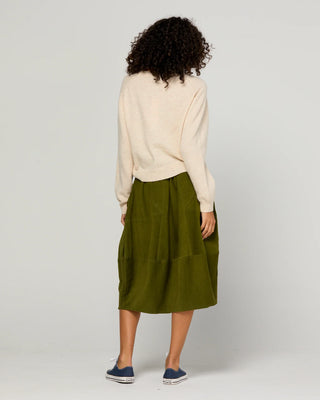 Cord Guru Skirt - Olive Green