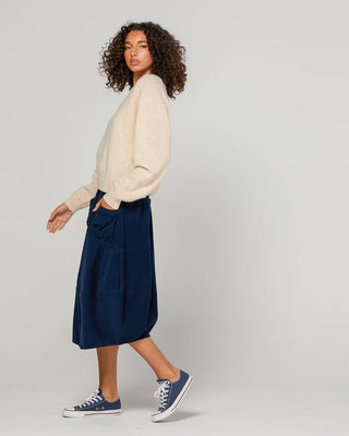 Cord Guru Skirt - Midnight Blue