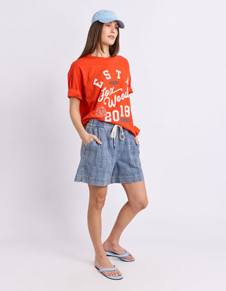 Crossover Tee - Grenadine - 5582124.RED - All About A Girl