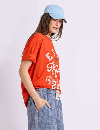 Crossover Tee - Grenadine - 5582124.RED - All About A Girl