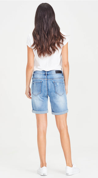 Della Shorts - Blue - 2021-B16 - All About A Girl