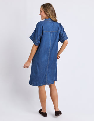 Denim Demi Dress - Dark Blue Wash