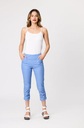 Democracy Holly 7/8 Pants - Blue - D5048 - allaboutagirl