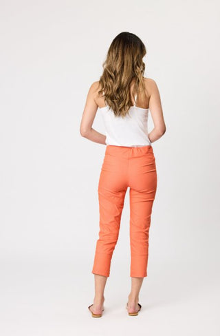 Democracy Holly 7/8 Pants - Orange - D5048 - allaboutagirl