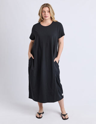 Diana Short Sleeve Dress - Black - 81X4544.BLK - All About A Girl