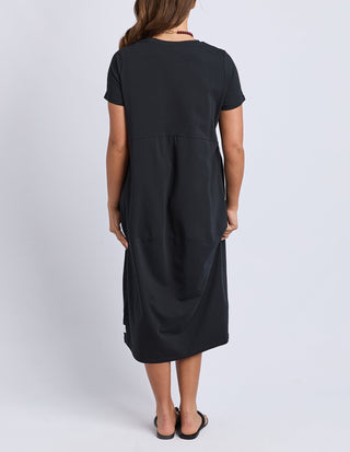 Diana Short Sleeve Dress - Black - 81X4544.BLK - All About A Girl