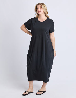 Diana Short Sleeve Dress - Black - 81X4544.BLK - All About A Girl
