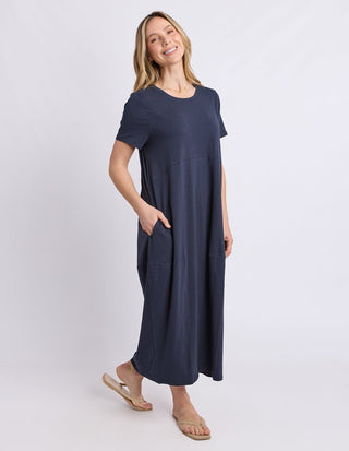 Diana Short Sleeve Dress - Navy - 81X4544.NAVY - All About A Girl