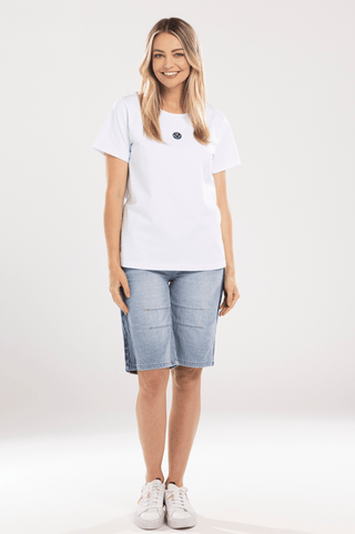 Double Denim Shorts - Blue - MMAW2567 - All About A Girl