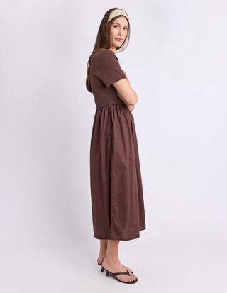 Ella Dress - Chocolate - 5523025.CHOC - All About A Girl