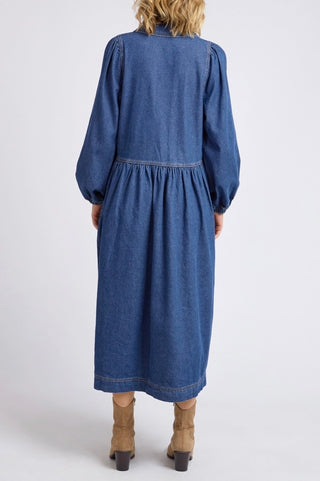 Elm Josephine Denim Dress - Dark Blue wash - 81D1312.DBLU - allaboutagirl