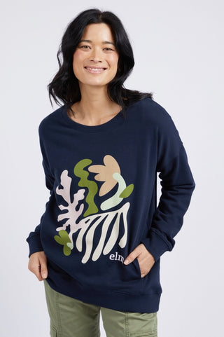 Elm Nature Sweatshirt - Navy Sapphire - 8138050.NAVY - allaboutagirl