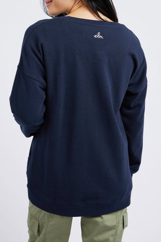 Elm Nature Sweatshirt - Navy Sapphire - 8138050.NAVY - allaboutagirl