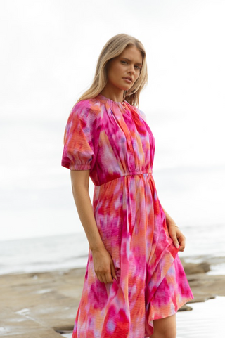 Emery Dress - Floral Abstract