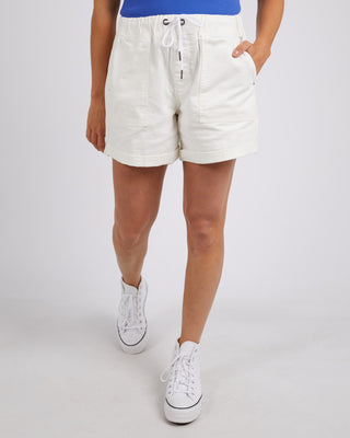 Emma Relaxed Shorts - Vintage White
