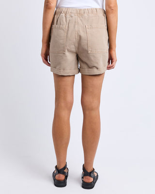 Emma Relaxed Shorts - Latte