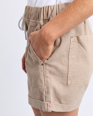 Emma Relaxed Shorts - Latte