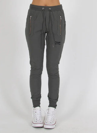 Escape Sketch Trackies - Coal - F1024FST.004-CH-BK - All About A Girl