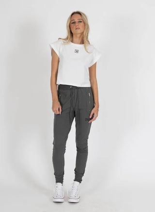 Escape Sketch Trackies - Coal - F1024FST.004-CH-BK - All About A Girl