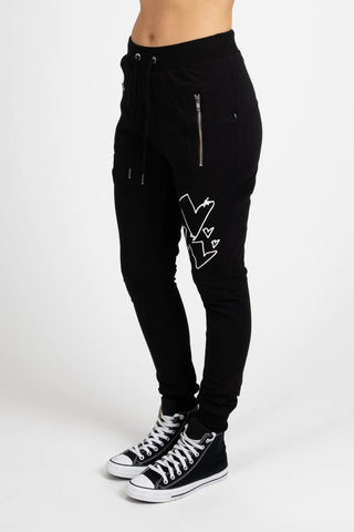 Escape Trackies Battlefield - Black - F1024FST.906-BK-WH - All About A Girl