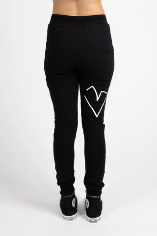 Escape Trackies Battlefield - Black - F1024FST.906-BK-WH - All About A Girl