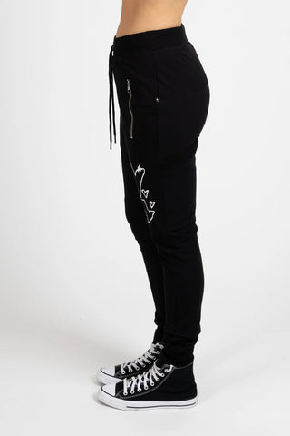 Escape Trackies Battlefield - Black - F1024FST.906-BK-WH - All About A Girl