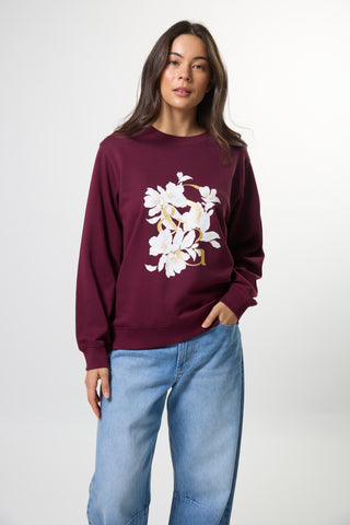 Essential Sweatshirt - Burgandy Beauty
