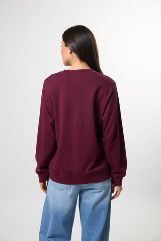 Essential Sweatshirt - Burgandy Beauty