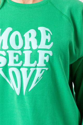 Everyday More Self Love Sweatshirt - Emerald - SGSW8230 - allaboutagirl