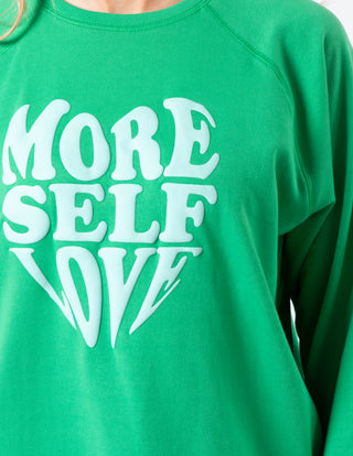 Everyday Sweater - Emerald More Self Love