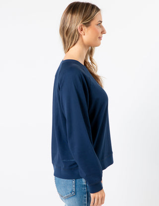 Everyday Sweater Wellness Club - Navy - SGSW8229 - All About A Girl