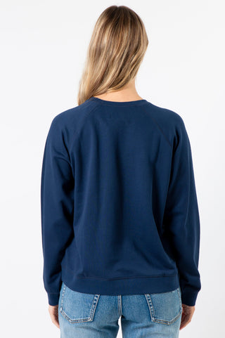 Everyday Wellness Club Sweatshirt - Navy - allaboutagirl