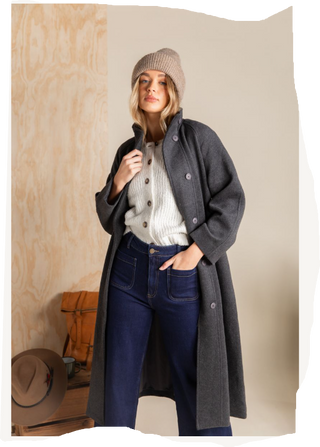 Fermont Coat - Charcoal