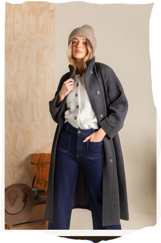 Fermont Coat - Charcoal