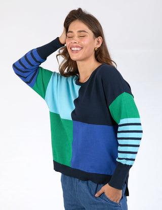 Fern Mixed Knit - Multi - 8159030.MULT - All About A Girl