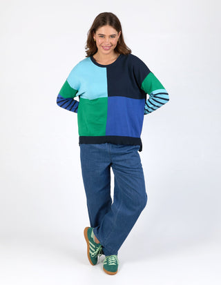 Fern Mixed Knit - Multi - 8159030.MULT - All About A Girl