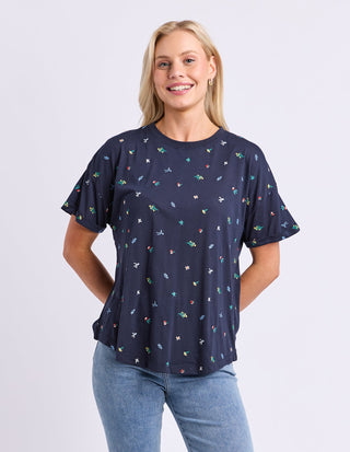 Festive Market Tee - Navy - 8188063.NAVY - All About A Girl