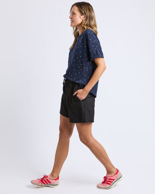 Festive Spot Tee - Navy