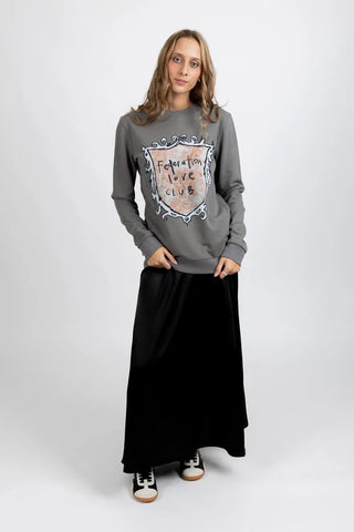 Federation Flying Crew Love Club Slate, Styled front | AAAG