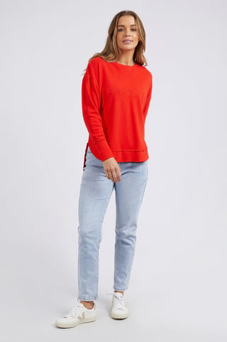 Foxwood Simplified Sweatshirt - Bright Red - 55X0104.BRED - allaboutagirl