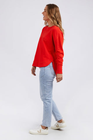 Foxwood Simplified Sweatshirt - Bright Red - 55X0104.BRED - allaboutagirl