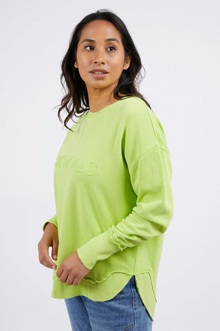 Foxwood Simplified Sweatshirt - Lime - 55X0104.ORNG - allaboutagirl