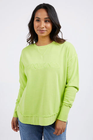 Foxwood Simplified Sweatshirt - Lime - 55X0104.ORNG - allaboutagirl