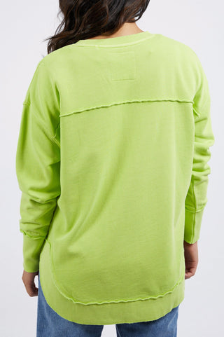 Foxwood Simplified Sweatshirt - Lime - 55X0104.ORNG - allaboutagirl