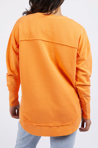 Foxwood Simplified Sweatshirt - Orange - 55X0104.ORNG - allaboutagirl